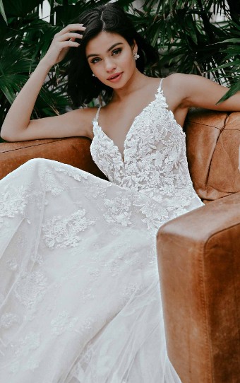 Essense of Australia Style D3157IV #4 Ivory Lace/ Tulle thumbnail