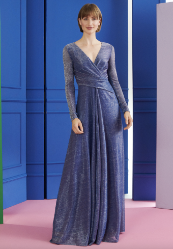 Talbot Runhof Style EVENING DRESS Ol0126-23 IO10 423 #0 default Electric Blue thumbnail