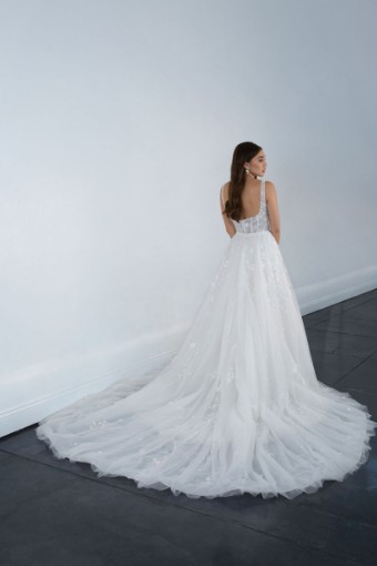 Martina Liana Style ML1684IV13 #1 (IV-IVR) Ivory Lace and Tulle over Ivory Gown thumbnail