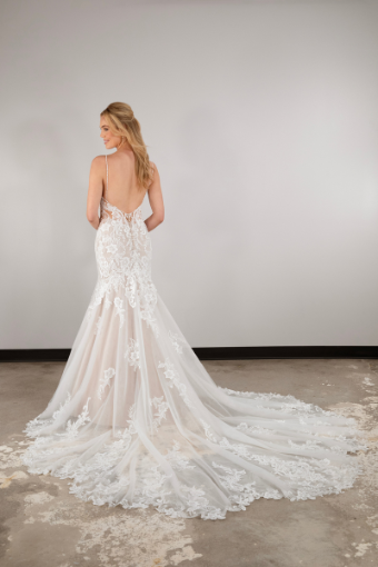 Essense of Australia Style D3919IV11 #2 (IVIV-PL) Ivory Lace & Tulle over Ivory Gown w Porcelain Tulle Illusion thumbnail