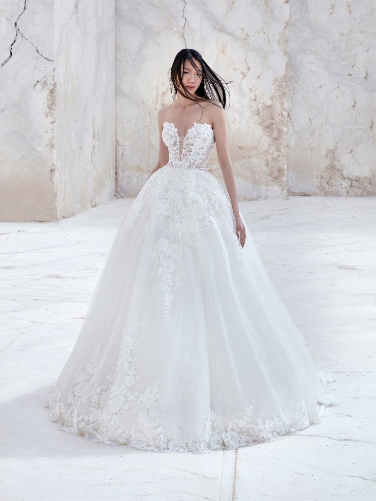 evaluate the bridal retail company pronovias on beach wedding dresses Pronovias PLITVICE