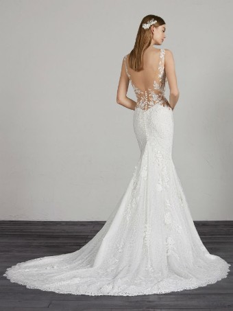 Pronovias Style MOROCCO #1 OFF WHITE/CRYSTAL thumbnail