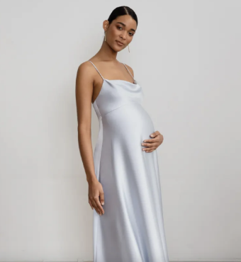 Jenny Yoo Style ADDISON MATERNITY #0 default Chambray thumbnail
