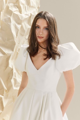 Jesus Peiro Style 2443#A - OFF WHITE TAFFETA MIKADO & 2347 SKIRT #1 default Off White thumbnail