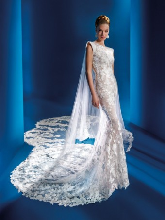 Pronovias Atelier Style EDELINE #0 default Off White/Nude thumbnail