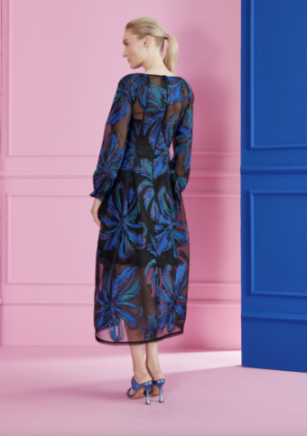 Talbot Runhof Style MIDI DRESS OS0602-09 MG15 #1 default ROYAL BLUE thumbnail