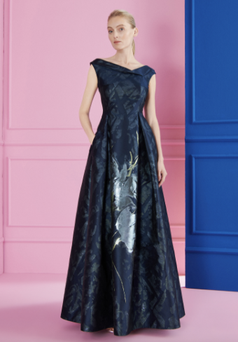 Talbot Runhof Style EVENING DRESS OL0619-01 MP15 #0 default Midnight thumbnail