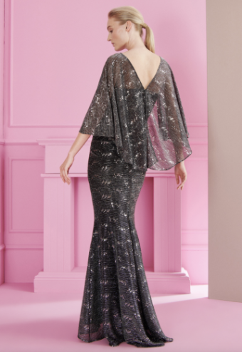 Talbot Runhof Style EVENING DRESS OL0509-01 EK35 #1 default Charcoal thumbnail
