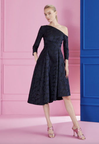 Talbot Runhof Style MIDI DRESS OS0620-01 MM20 #0 default Midnight thumbnail