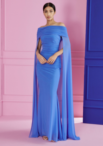 Talbot Runhof Style EVENING DRESS OL0104-04 (KE15) #0 default Sky Blue thumbnail