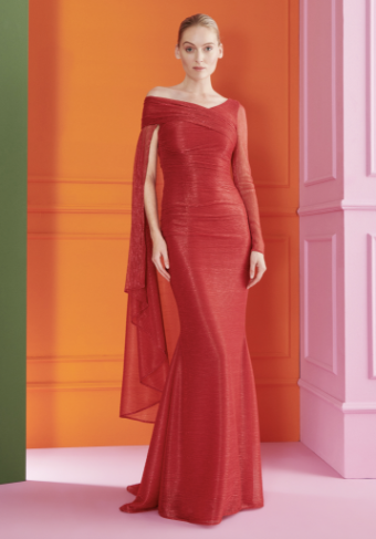Talbot Runhof Style EVENING DRESS OL0374-03 (MU15) #0 default Coral thumbnail