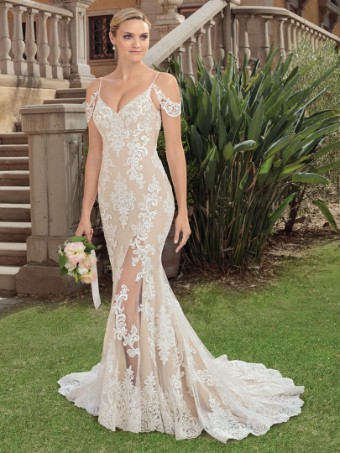 Casablanca Bridal Style 2324 ZOLA #1 LIGHT CHAMPAGNE thumbnail