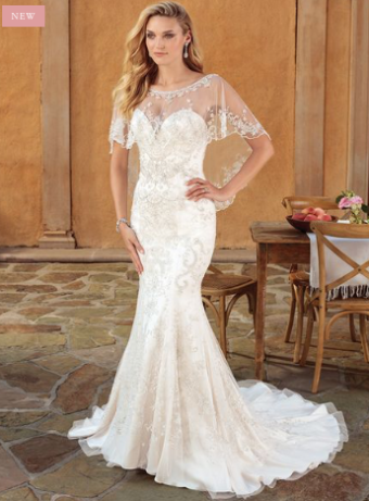 Casablanca Bridal Style 2323 HAVEN #0 default LIGHT CHAMPAGNE thumbnail