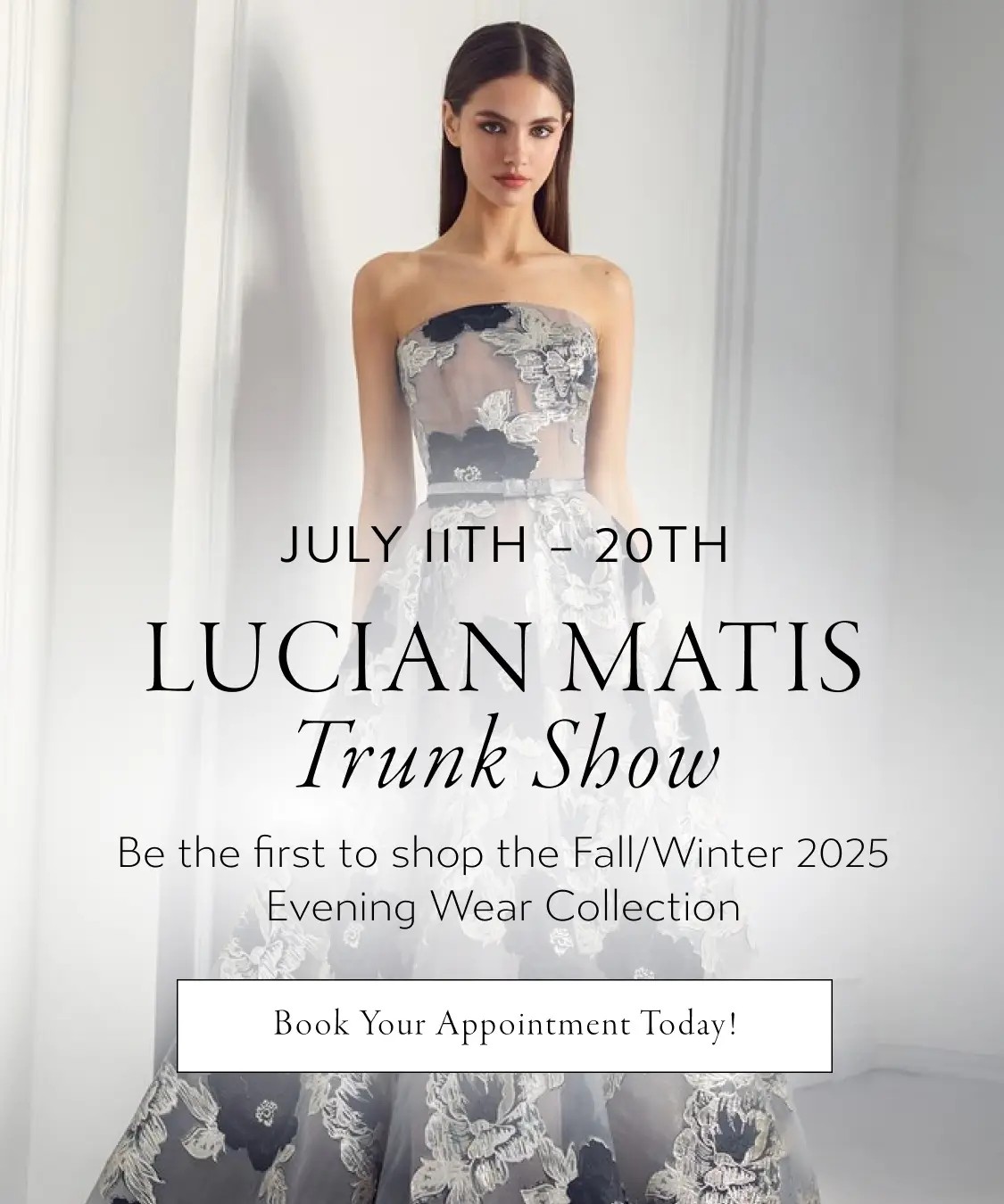 Lucian Matis Trunk Show Mobile Banner